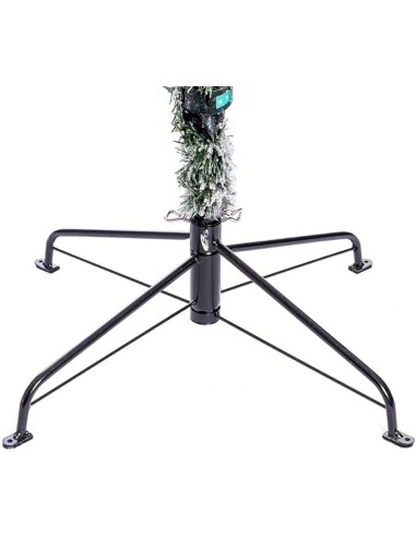 ALBERI DI NATALE: vendita online Albero di Natale "stella" altezza 180cm floccato con 745 rami PE+PVC+PP in offerta