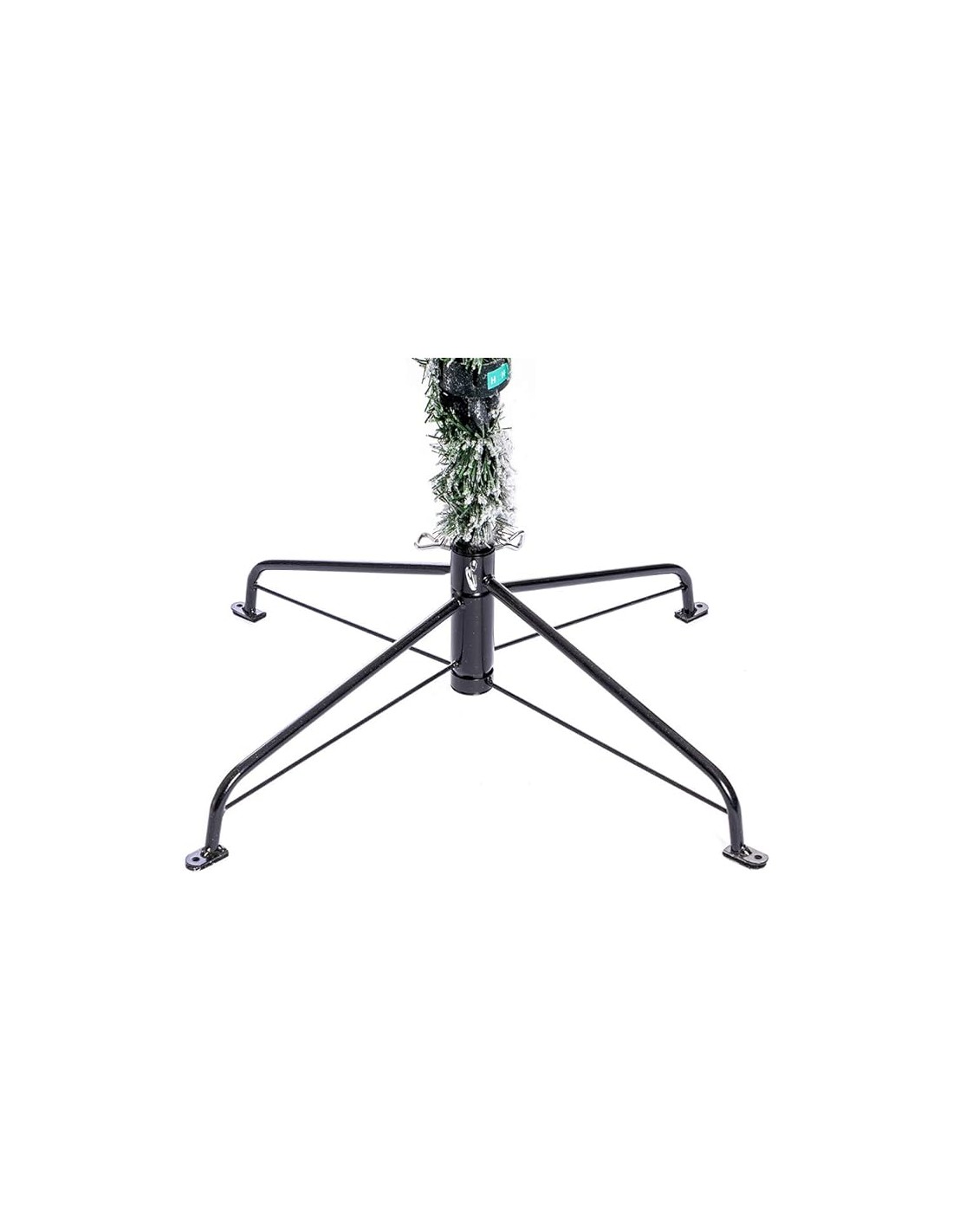 ALBERI DI NATALE: vendita online Albero di Natale "stella" altezza 180cm floccato con 745 rami PE+PVC+PP in offerta