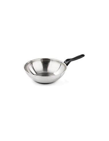 LE INOXIDABILI SALTAPASTA-WOK INOX 28 CM INDUZIONE BARAZZONI