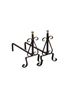 COPPIA ALARI ECO CON ANELLO 33CM su Shop in Casa