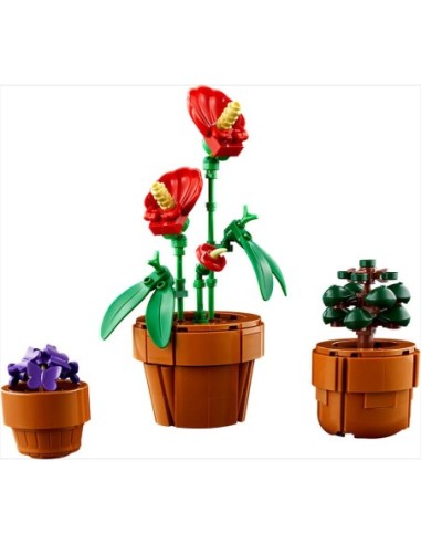 GIOCATTOLO PUBBLICIZZATO: vendita online LEGO Icons Piantine, Set Collezione Botanica, Fiori Artificiali, Vaso Terracotta, De...