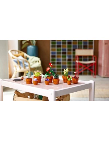 GIOCATTOLO PUBBLICIZZATO: vendita online LEGO Icons Piantine, Set Collezione Botanica, Fiori Artificiali, Vaso Terracotta, De...