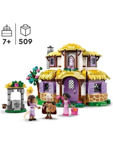 GIOCATTOLO PUBBLICIZZATO: vendita online LEGO Disney Wish Il Cottage di Asha, Casa delle Bambole Giocattolo dal Film con Mini...