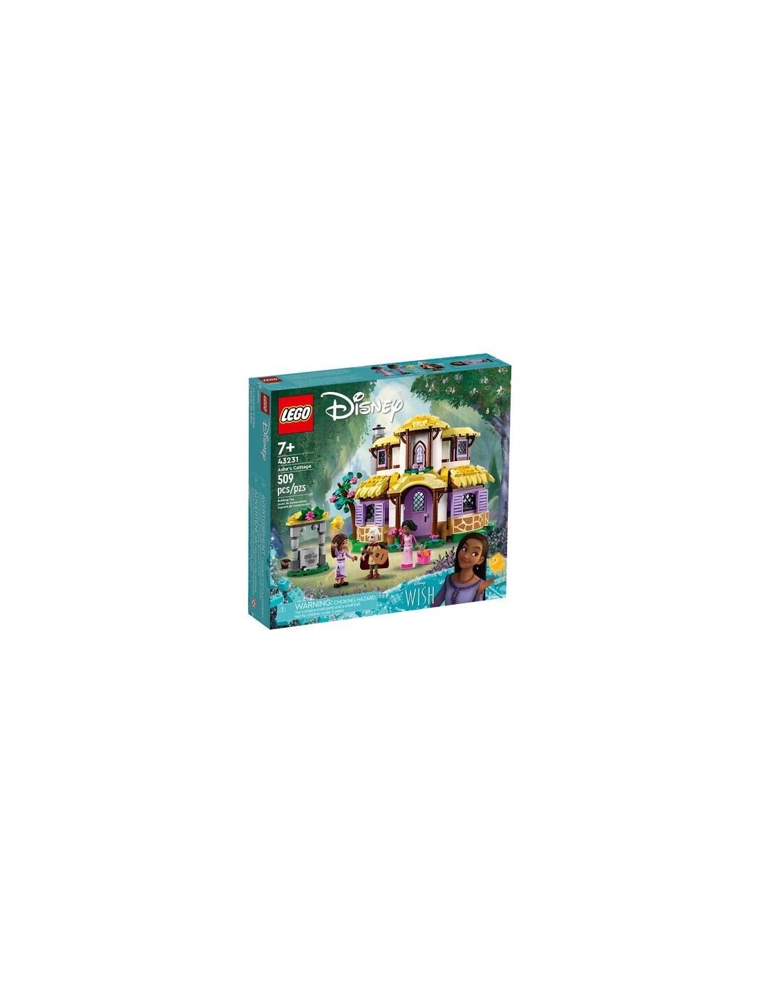 GIOCATTOLO PUBBLICIZZATO: vendita online LEGO Disney Wish Il Cottage di Asha, Casa delle Bambole Giocattolo dal Film con Mini...