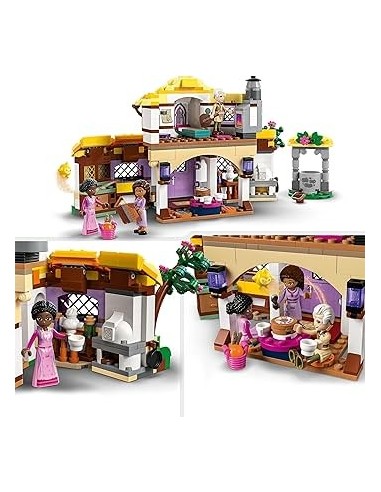 GIOCATTOLO PUBBLICIZZATO: vendita online LEGO Disney Wish Il Cottage di Asha, Casa delle Bambole Giocattolo dal Film con Mini...