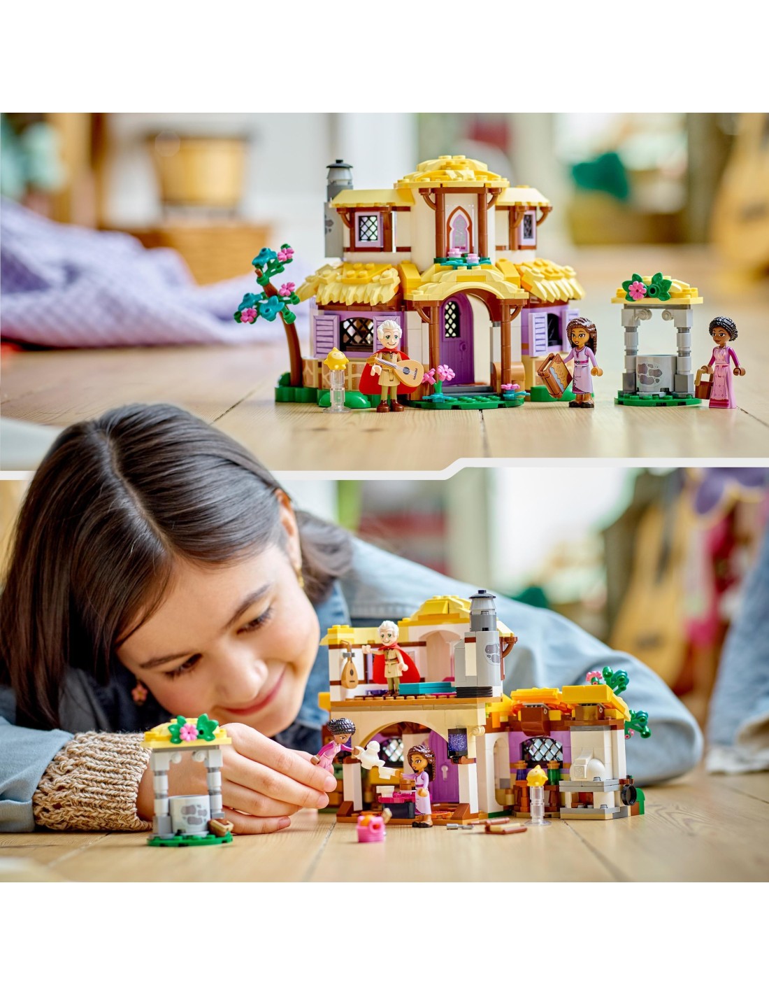 GIOCATTOLO PUBBLICIZZATO: vendita online LEGO Disney Wish Il Cottage di Asha, Casa delle Bambole Giocattolo dal Film con Mini...
