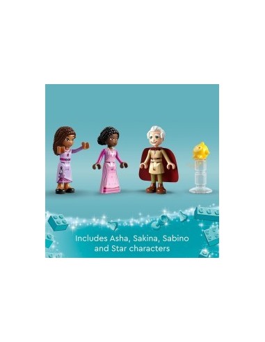 GIOCATTOLO PUBBLICIZZATO: vendita online LEGO Disney Wish Il Cottage di Asha, Casa delle Bambole Giocattolo dal Film con Mini...