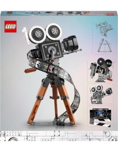 GIOCATTOLO PUBBLICIZZATO: vendita online LEGO Disney Cinepresa 100° Anniversario, Set con Minifigure Topolino e Minnie, Bambi...