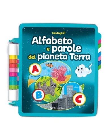 PRESCOLARI: vendita online L’ALFABETO DEL PIANETA TERRA, per insegnare l'alfabeto ai più piccini - SAPIENTINO 16647 in offerta