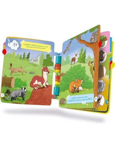 PRESCOLARI: vendita online SAPIENTINO 16643 LIBRO ANIMALI E AMBIENTI PER GIRA PAGINA in offerta