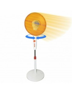 STUFE ELETTRICHE: vendita online Stufa elettrica SA9680 carbon crystal altezza 124CM oscillante in offerta