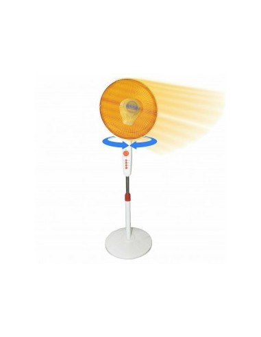 STUFE ELETTRICHE: vendita online Stufa elettrica SA9680 carbon crystal altezza 124CM oscillante in offerta