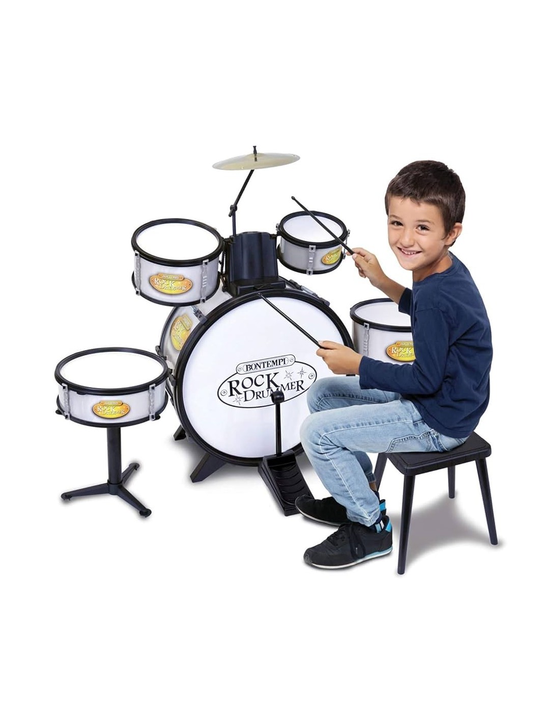 MUSICALI: vendita online BATTERIA 515218 GRANCASSA 6 ELEMENTI CON SGABELLO in offerta