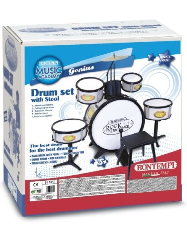 MUSICALI: vendita online BATTERIA 515218 GRANCASSA 6 ELEMENTI CON SGABELLO in offerta