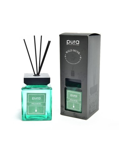 DIFFUSORE 02382 1LT WILD MUSK CON BACCHETTE su Shop in Casa