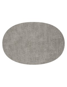 TOVAGLIETTE E TAPPETINI: vendita online TOVAGLIETTA OVALE DOUBLE FACE GREY in offerta