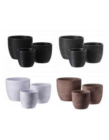 CACHEPOT 100827 3 MIS BREM 25X22,5CM ASSORTITO