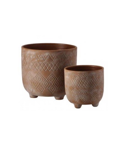 CACHEPOT 100812 2 MIS IRINGA 30X27,5CM BEIGE su Shop in Casa
