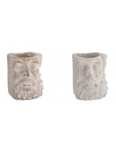 VASO 79689 CEMENTO ZEUS 14X14X18CM ASSORTITO