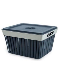 VASCHETTA DOGA ANTRACITE CON COPERCHIO su Shop in Casa