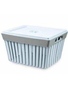 VASCHETTA DOGA BIANCO CON COPERCHIO su Shop in Casa