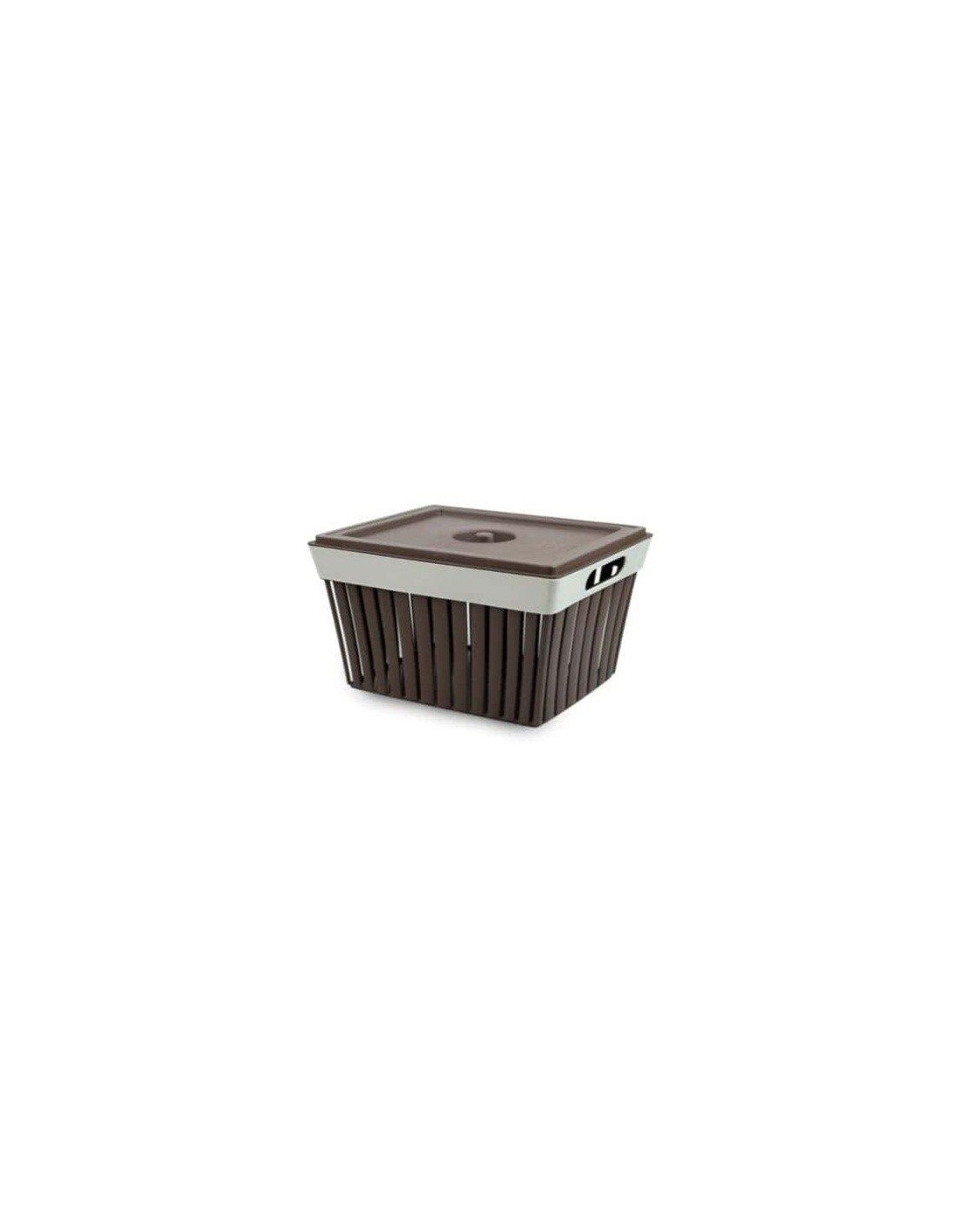 VASCHETTA DOGA MOKA CON COPERCHIO su Shop in Casa