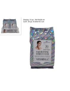 CONF 30 SALVIETTINE STRUCCANTI VITAMINA C su Shop in Casa