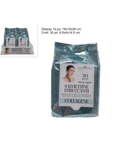 CONF 30 SALVIETTINE STRUCCANTI COLLAGENE su Shop in Casa
