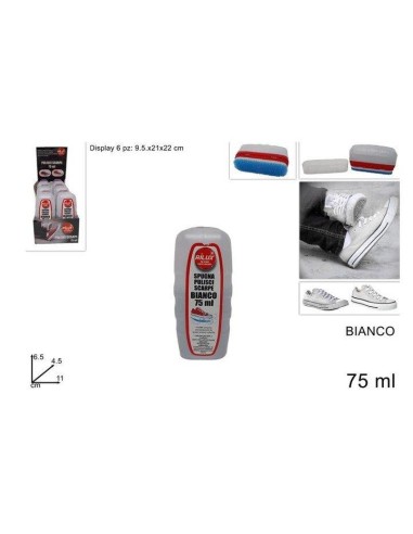 SPUGNA PULISCI SCARPE 75ML BIANCO su Shop in Casa