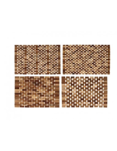 TOVAGLIETTA 89912 TEAK LEGNO 33X50CM ASSORTITO su Shop in Casa