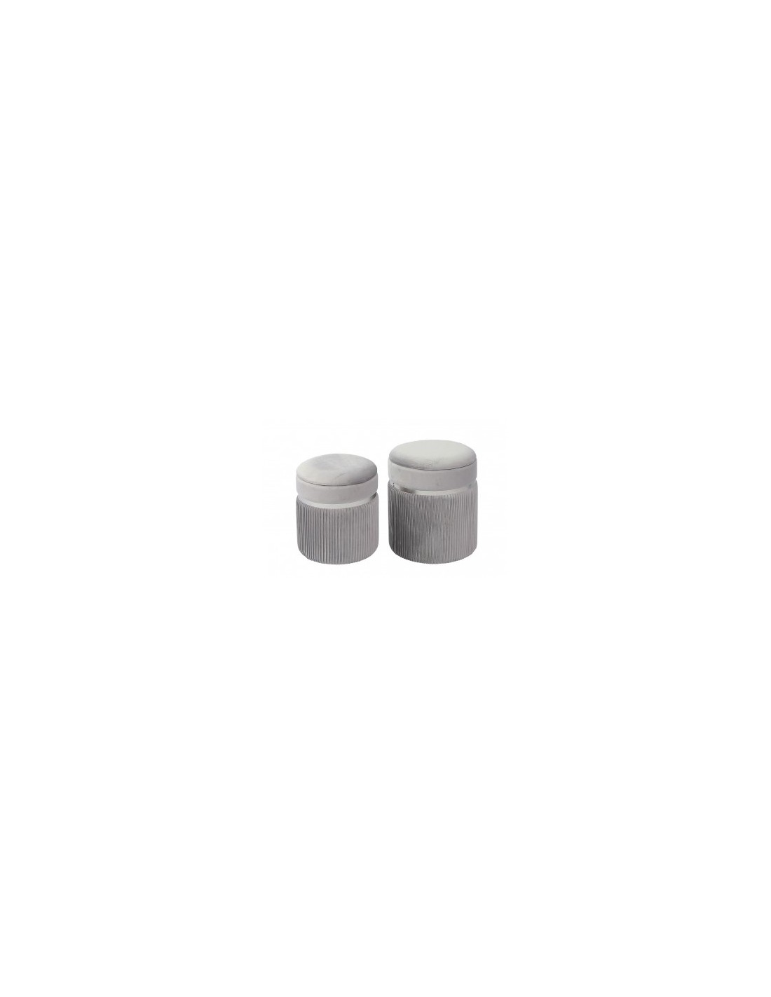POUF 74382 2 MIS SION GRIGIO 36X44CM su Shop in Casa