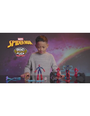 SPIDERMAN F3739 SPACE MISSION BEND FLEX