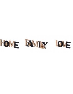 DECORAZIONE 102447 SCRITTA 31X7X10CM su Shop in Casa