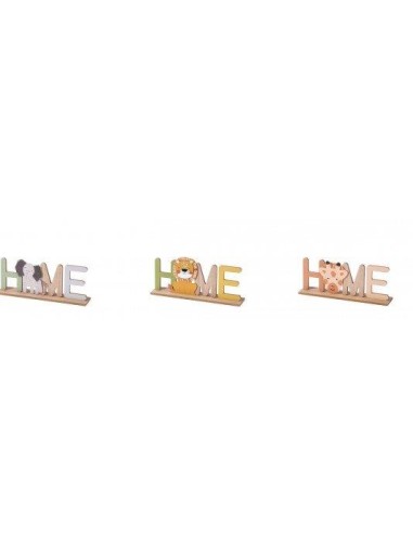 DECORAZIONE 102468 SCRITTA MDF 33X7X13 ASSORTITO su Shop in Casa