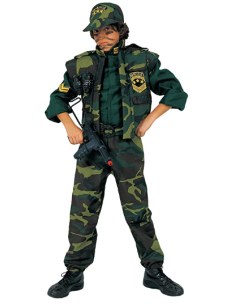 VESTITI: vendita online Costume Task Force 7/9 Anni - Design Accattivante e Dettagli Realistici in offerta