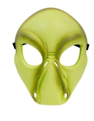 MASCHERA 00584 ALIENO VERDE PLASTICA