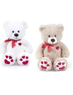 PELUCHE 23979 ORSO 60CM CON FIOCCO E RICAMO su Shop in Casa