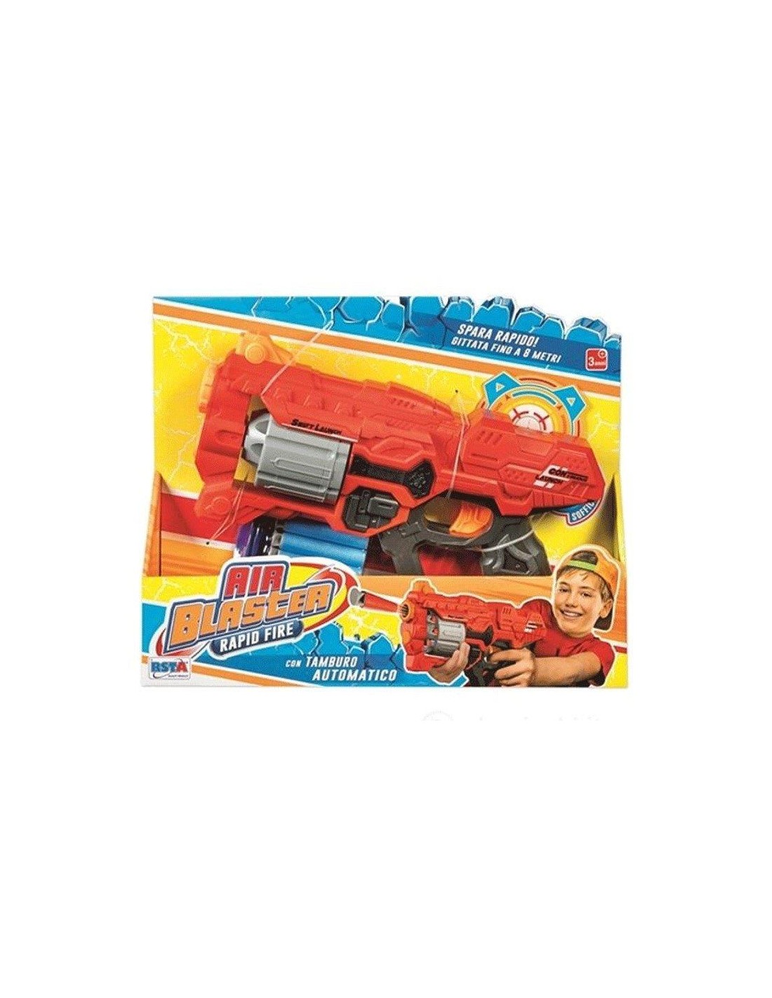 MITRAGLIETTA 11384 AIR BLASTER CARICATORE A CILINDRO su Shop in Casa