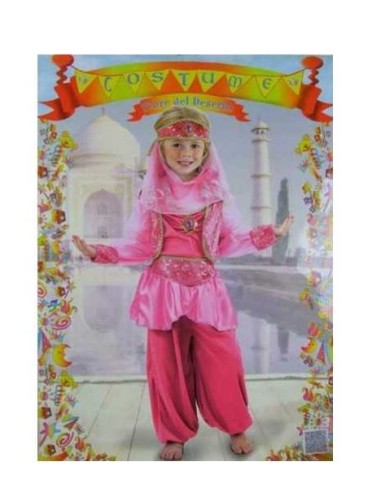 VESTITI: vendita online Costume Fiore del Deserto Bambina 4+ anni, orientale, abito elegante con dettagli curati, perfetto pe...