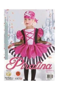 VESTITI: vendita online COSTUME 61395.3-4 PIRATINA FUXIA 3/4 ANNI in offerta