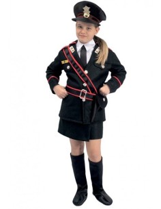 VESTITI: vendita online Costume Crabiniere donna, Forze dell'Ordine bambina, taglia 7/9 anni, uniforme carnevale bambina in o...