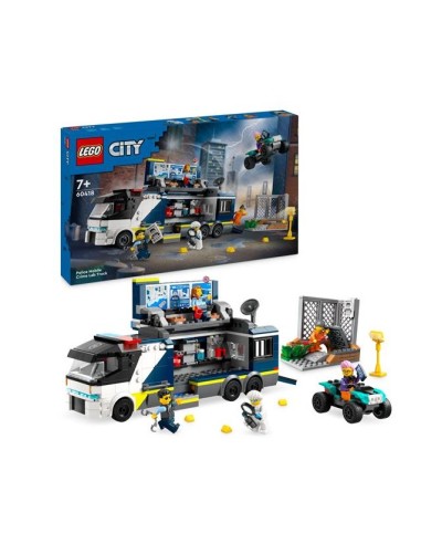 GIOCATTOLO PUBBLICIZZATO: vendita online CITY 60418 CAMION LABORATORIO MOBILE DELLA POLIZIA in offerta
