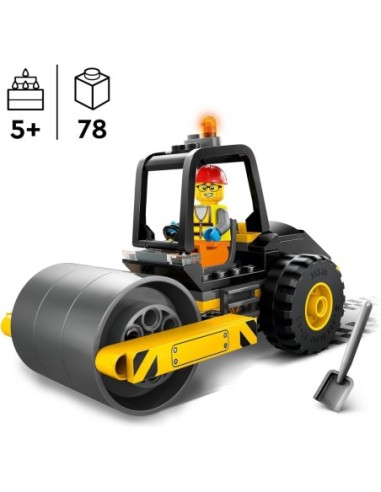 GIOCATTOLO PUBBLICIZZATO: vendita online CITY 60401 RULLO COMPRESSORE in offerta