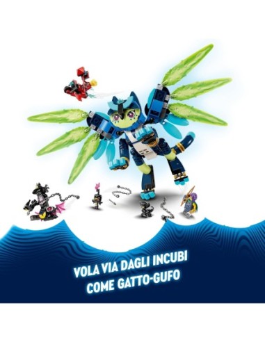 GIOCATTOLO PUBBLICIZZATO: vendita online DREAMZZZ 71476 ZOEY E ZIAN IL GATTO GUFO in offerta
