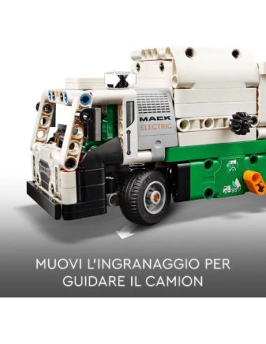 GIOCATTOLO PUBBLICIZZATO: vendita online TECHNIC 42167 CAMION DELLA SPAZZATURA MACK in offerta