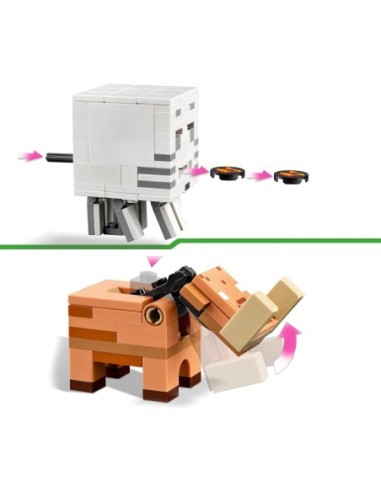 GIOCATTOLO PUBBLICIZZATO: vendita online MINECRAFT 21255 AGGUATO NEL PORTALE DEL NETHER in offerta