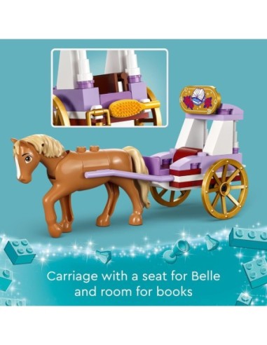 GIOCATTOLO PUBBLICIZZATO: vendita online PRINCESS 43233 CARROZZA DEI CAVALLI DI BELLE in offerta