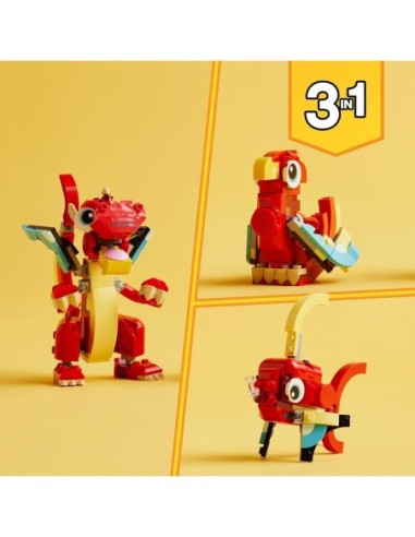 GIOCATTOLO PUBBLICIZZATO: vendita online CREATOR 31145 DRAGO ROSSO in offerta