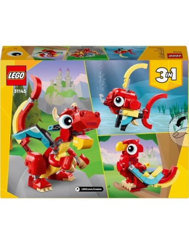 GIOCATTOLO PUBBLICIZZATO: vendita online CREATOR 31145 DRAGO ROSSO in offerta