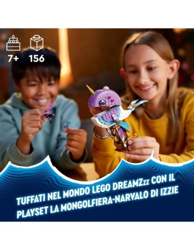 GIOCATTOLO PUBBLICIZZATO: vendita online DREAMZZZ 71472 MONGOLFIERA-NARVALO DI IZZIE in offerta